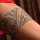 Ta Moko de l'hôtesse de l'air