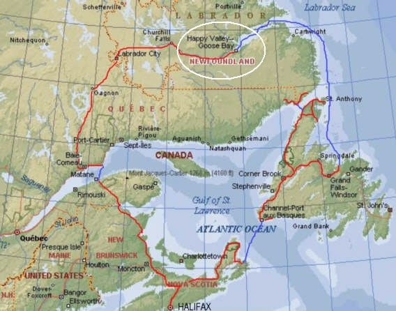 Air France détourné sur Goose Bay