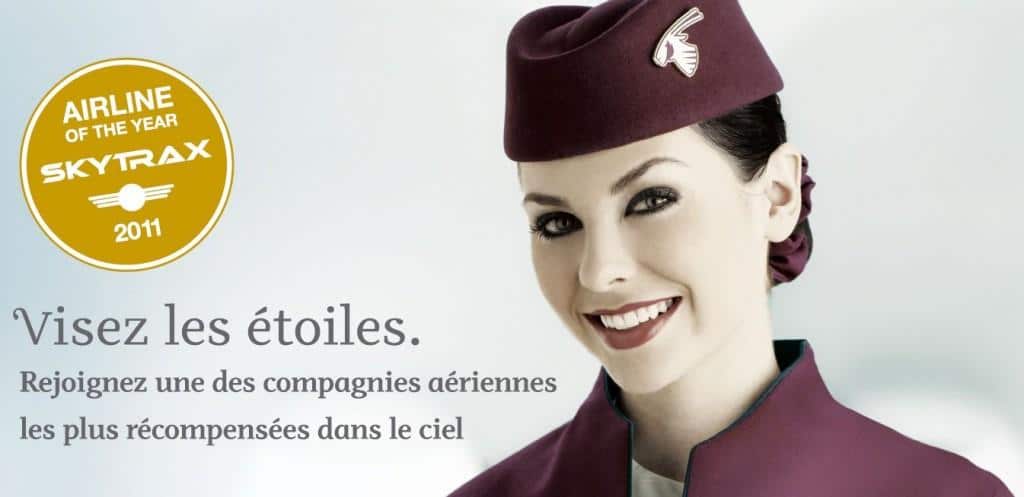 Recrutement Qatar Airways juin 2012