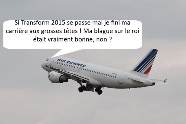 Chez Air France on a de l’humour, ou pas…
