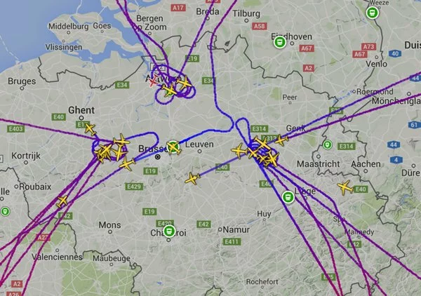Bruxelles, aéroport fermé jeudi