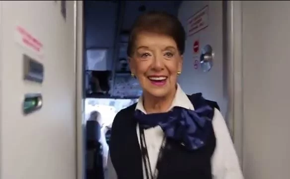 Hôtesse de l’air a 80 ans !