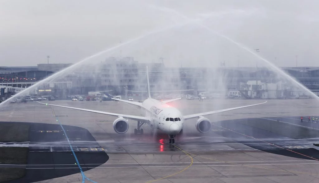 Air France, premier vol du Boeing 787