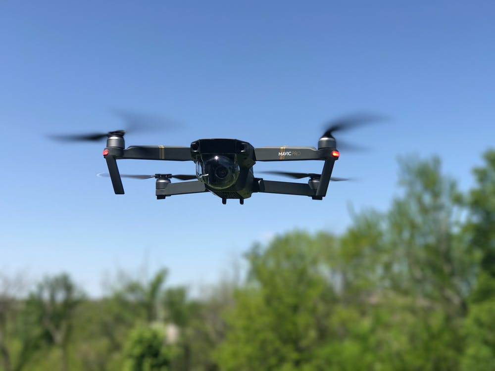 Drone en action