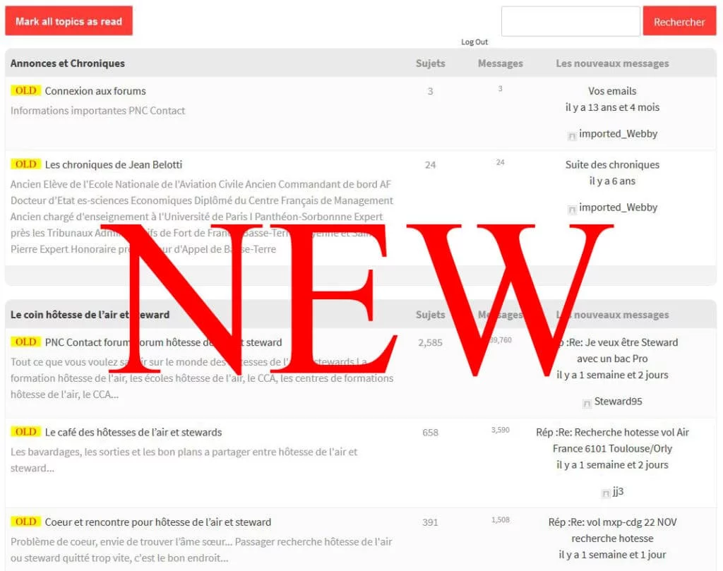 Nouveau forum !