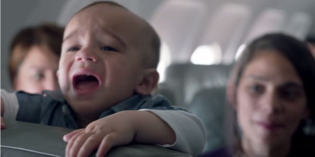 Zones sans enfant en avion