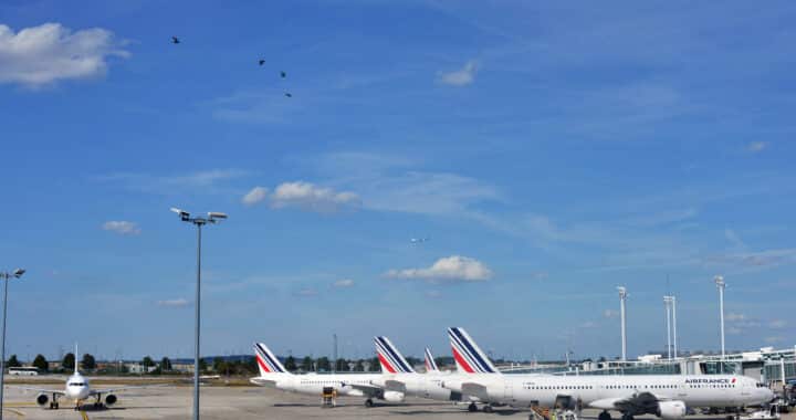 air france contrails
