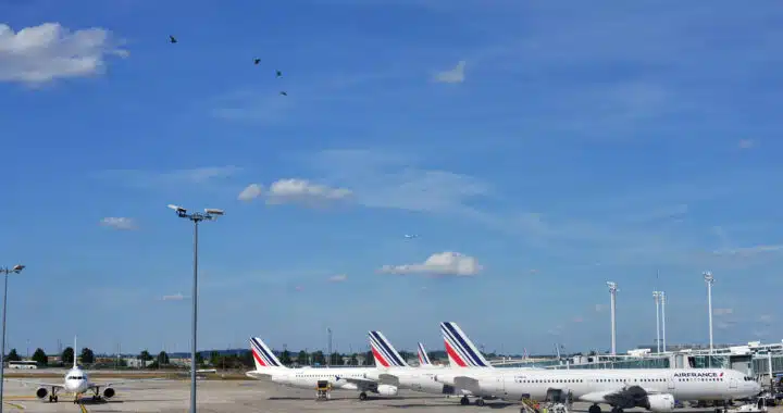 air france contrails